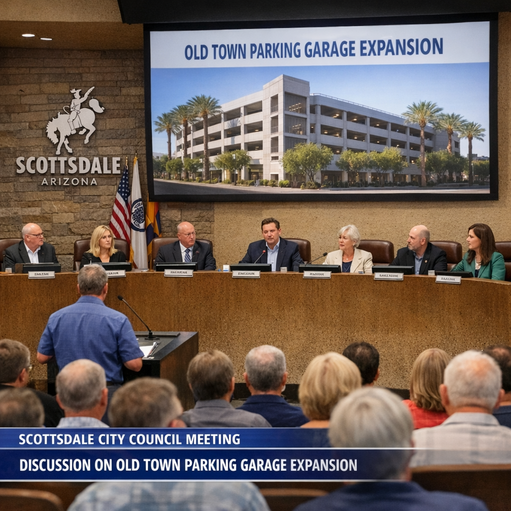 Scottsdale City Council Approves Old Town Parking Garage Expansion Amid Community Debate